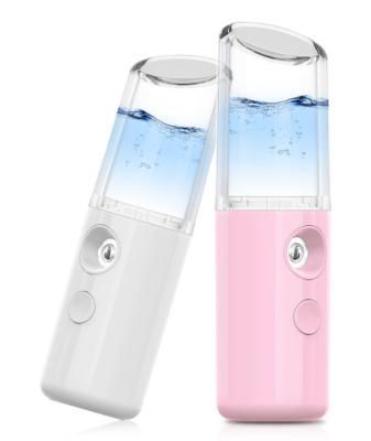 China Nano Facial Mister DEEP CLEANSING Portable Mini Face Mist Spray Fresh Facial Steamer 25ml Handy Sprayer Atomization for sale