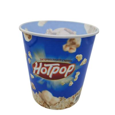 Cina Professional Manufacturing Cheap Single Wall Round White Custom Plastic PP Popcorn Bucket in vendita