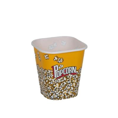 China Top Quality Single Wall Widely Used Wholesale Disposable Popcorn Paper Plastic Bucket for sale