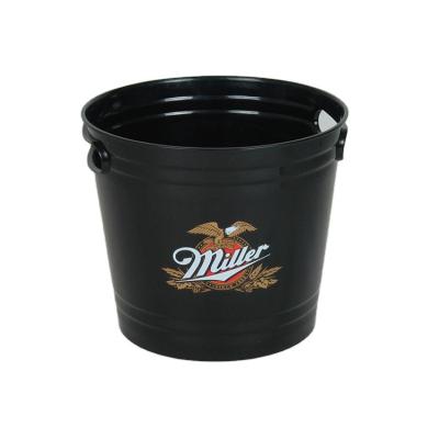 China New Type Ice Bucket Nice Price Plastic Round Ice Bucket Food Grade en venta