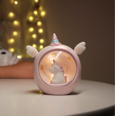 China European Faceted Decoration Star Lamp Beautiful Unicorn Girl Night Cover INS Girl Living Room Decoration Star Lamp for Home for sale