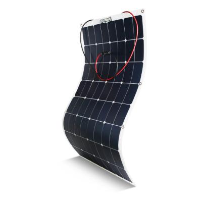 China Flexible Solar Panel 100W Portable Solar Panel Roof Solar Charging Can Be Customized Customized for sale