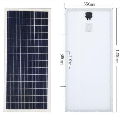 China 100W China Solar Panel 12V Polysilicon Solar Photovoltaic Panel For Home 1200*550mm for sale