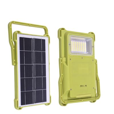 China Factory price cheap portable outdoor garden IP65 50w waterproof rechargeable led solar floodlight for sale