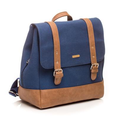 China Luxury Logo Canvas Diaper Bag Fashion High Capacity Baby Mommy Diaper Bag All-match Custom Diaper Bag Backpack for sale