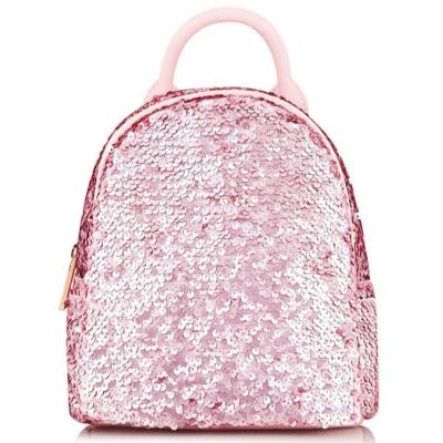 China Other Fashion New Design Shiny Sequin Backpack Custom Mini Cool School Bags Pink Sequin Backpack For Girls for sale