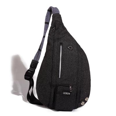 China Factory Direct Sale High Quality Men's Plain Color Cut Proof Canvas Cross - Body Laptop Shoulder Sling Bag Portable Outdoor Messenger Bag Large for sale