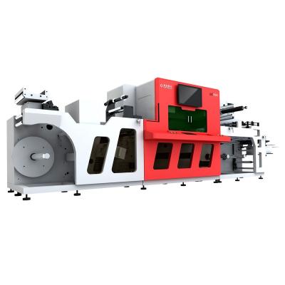 China Digital Laser Water Cooled Gold High Speed ​​Roll To Roll Flat Bed Label Cutter Die Cutting Machine for sale