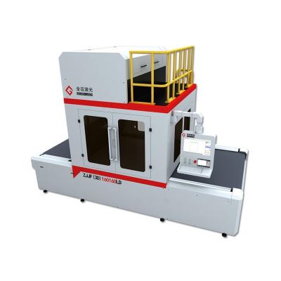 China 3D CO2 Galvo Laser Fabric Roll To Roll Engraving Machine With Conveyor Working Table for sale