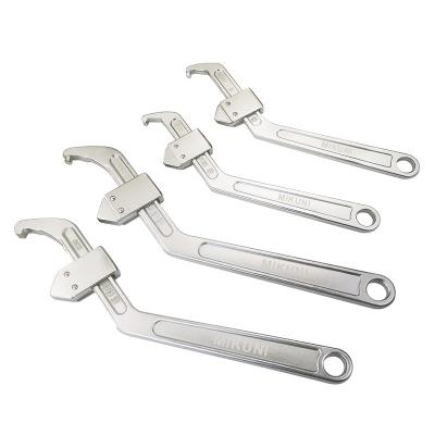 China CR-V Round Pin Square Head Adjustable Wrench Hook Set for sale