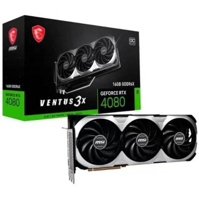 China MSI 100% Brand New Best Desktop Geforce RTX4080 VENTUS 3X 16GB GDDR6X GPU N-vidia GPU 4090 4070ti for sale