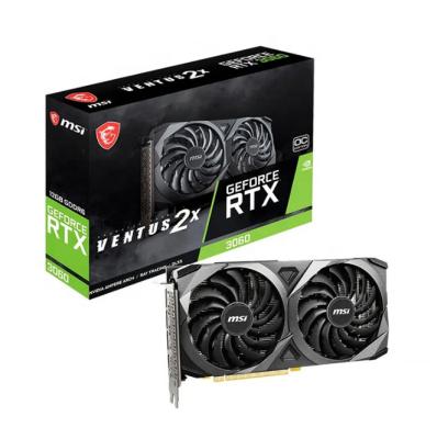 China 100% Brand New N Vidia Geforce MSI RTX3060 2X Ventus OC Desktop Gaming GPU With 192 Bit 12GB GDDR6 Video Card Support Overclock for sale