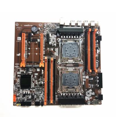 China Desktop Wholesales Dual CPU Xeon E5 LGA2011-3 Dual Channel 256G DDR4 Dual CPU Motherboard DOUBLE X99 Gaming Motherboard Support With M.2 for sale