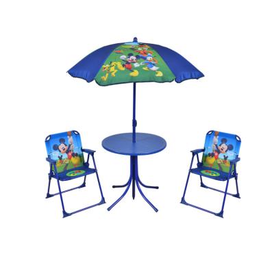 China 2021 Outdoor weather furniture hotsale kids furniture kids table and chair with umbrella for sale