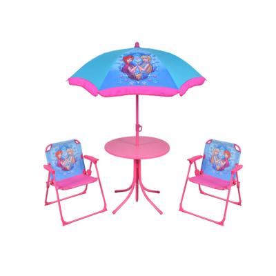 China High Quality Outdoor Weather Furniture Child Table And Foldable Chairs Kids Patio Set For Sale for sale