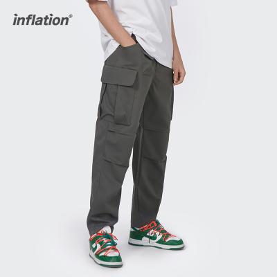 China New Design QUICK DRY Custom Multi Pockets Straight Cargo Vintage Loose Male Trousers Men Trousers for sale