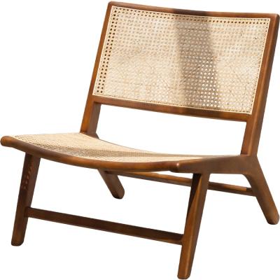 China Leisure Adjustable Single Back Chair Rattan Shade Small Rattan (Other) Yard Chair for sale