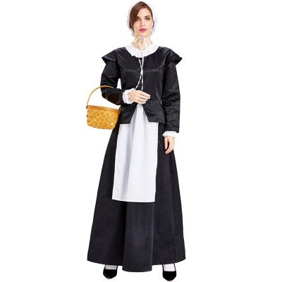 China Wholesale Plus Size French Ladies Maid Cosplay Halloween Adult High Quality Costume For Women for sale