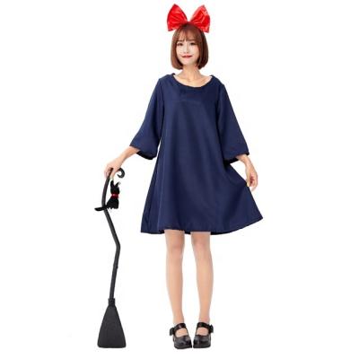 China Plus Size Kiki Costume From Small Delivery Service Kiki Cosplay Witch Kikis Costume for sale