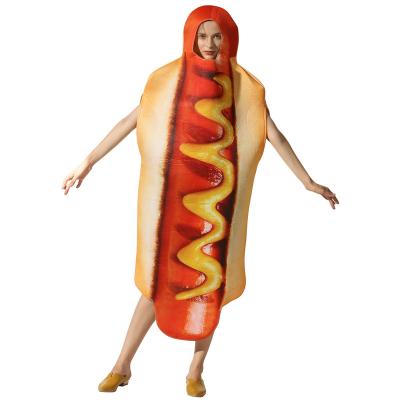 China Custom Made Adult 100% Polyester Mascot Costume For Women Funny Carnival Food Costumes Outfit Hot Dog Beer Mascots for sale