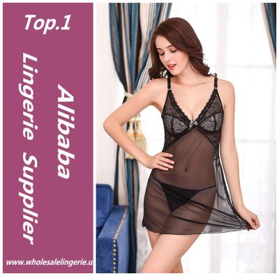 China 2015 NEW breathable sexy see babydoll lingerie thailand wholesale lingerie for sale