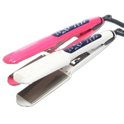 China Hotel HW-003 cheap nano titanium ptc heating hair brown hair straightener salon equipment for sale