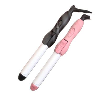 China HW-301 Mini Hair Curler Small Type Professional Salon PTC Heater Mini Hair Curler Rotating Curling Iron With LED Display for sale