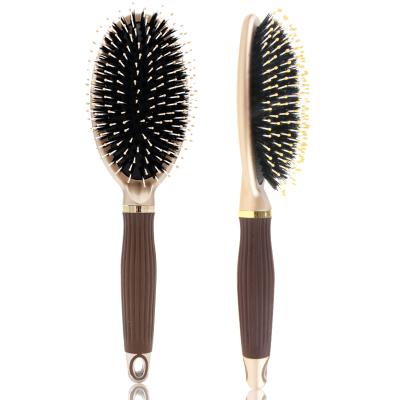 China Home Head Massager Soft Touch Cushion Air Silicon Grip Paddle Paddle Rubber Hair Brush Custom Logo Comb Hair for sale