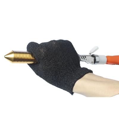 China Hair Salon Tools Heat Better Temperature Resistant Gloves For Heating Element Hair Curler Hair Straighteners for sale