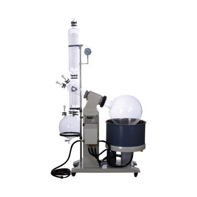 China Laboratory Water Oil Dual Function Automatic Lift Glass Rotary Evaporator for sale