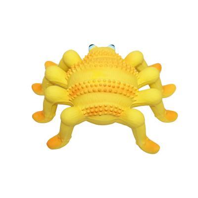 China Thinkerpet Latex Viable Custom Toy Manufacturer Squeaky Dog Chew Spider Toys Soft Latex Dog Toys for sale