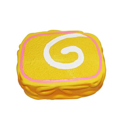 China Thinkerpet Viable Custom Portable Bread Roll Dog Supplies Durable Squeaky Chew Toy Latex Soft Dog Toys for sale