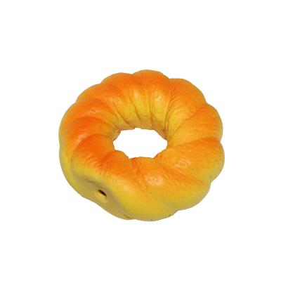 China Thinkerpet Hot Dog Bread Maccha Bread Pet Shop Viable Food Toy Dog Treat Toy Latex Squeaky Chewing Pet for sale