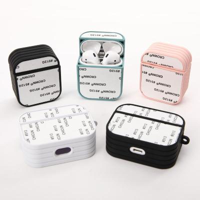 China For AirPods Pro Macaron High Quality Color Sublimation Masks Custom Logo For Apple Airpods Case Sublime PC For Airpods Pro Max Cover Protector for sale