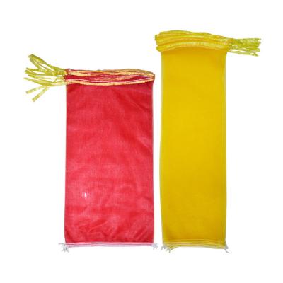 China Hot Sale Recycled PP Drawstring Mesh Vegetable Plastic Bag PP For Packaging for sale