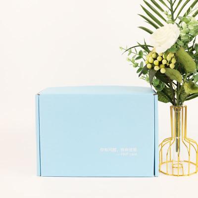 China Recyclable Custom Corrugated Packaging Paper Box Coated Mailer Box For Tissues And Gifts for sale