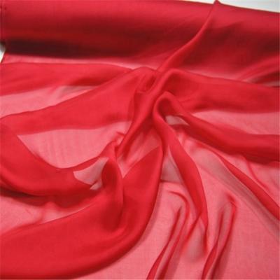 China Organic Wonderful Silk Chiffon Silk Textile Chiffon Fabric For Lady Clothing With Good Price for sale