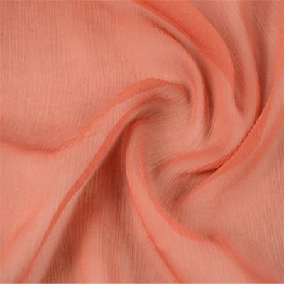 China Simple Natural Pure Silk Fabric Women's Silk Saree Georgette Fabric Silk Crepe Fabric Pleat Chiffon for sale