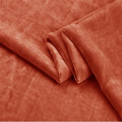 China Excellent marketable organic popular silk velor fashion silk velvet fabric for bedding for sale