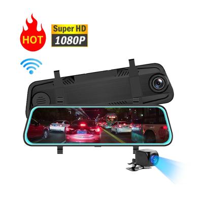 China Hot Sales GPS 9.66 Inch IPS Touch Car Rearview Mirror Multi-Ch Dash Cam Multi-Ch Dash Cam Dash Cam 9.66 Inch Car DVR for sale