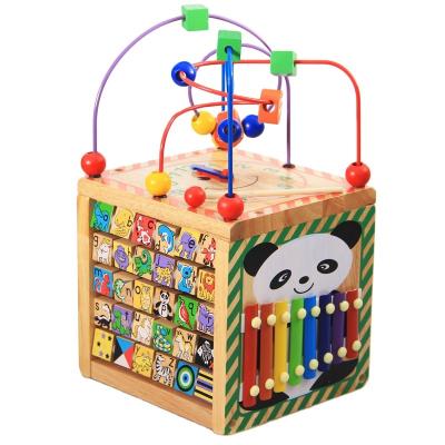 China Hot Selling Wooden Kids Educational Toy Baby Activity Cube - Boys Gift Set Boy Gifts Toys Developmental Toddler Boy Educational Learning Toys for sale