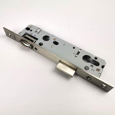 China Euro Standard 92mm DIN Euro Standard 304 Narrow Mortise 30mm Backwash Roller Lock SS304 Germany Quality 304 For Aluminum Door for sale