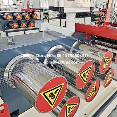 China Yarn PET HDPE Thread Danline Extruding Rope Making Monofilament Extruder Machine for sale