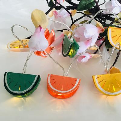 China Lemontec Fancy Double Layer Lemon Plastic Home Decoration LightThree-Dimensional String Lights 6.2*1.1*3.8cm for sale