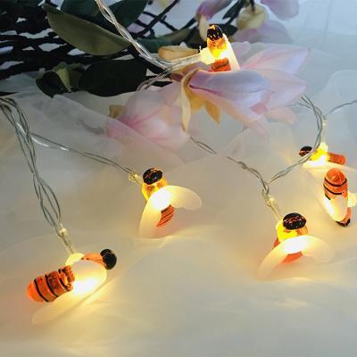 China Outdoor Warm Simulation Honey Bee String Lights White House Decoration Light for Events Wedding Decor for sale