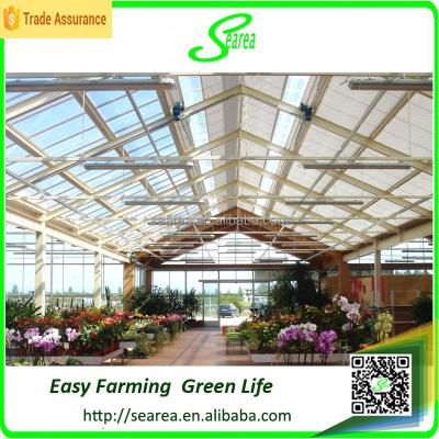 China Seeding / Agriculture / Commercial Greenhouse Mult Span Commerical Glass Greenhouse For Sale for sale