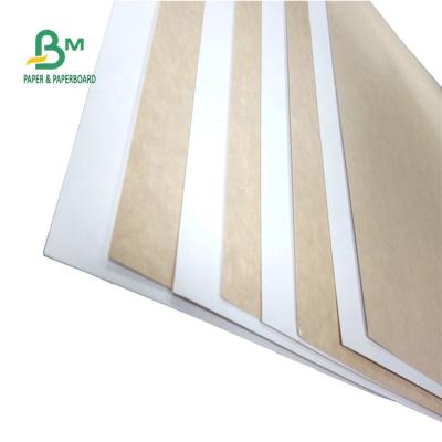 China Food Grade Moisture Proof 250gsm 300GSM PE Coated White Kraft Paper For Takeout Box for sale