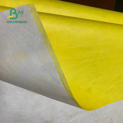 China Tearproof Brown Waterproof Yellow Color 1025D 1082D Tyvek Dyed Paper For Clothes for sale