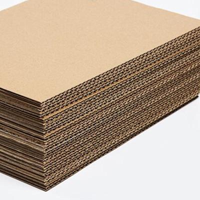 China 31* 380GSM 3 Ply B E Groove Anticurl 43 Inches Recycled Cardboard Slitted Piece for sale