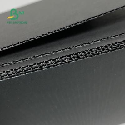 China Recyclable Size Customized 150gsm Black E Flute Paperboard For Candle Box Inside Liner Paper for sale